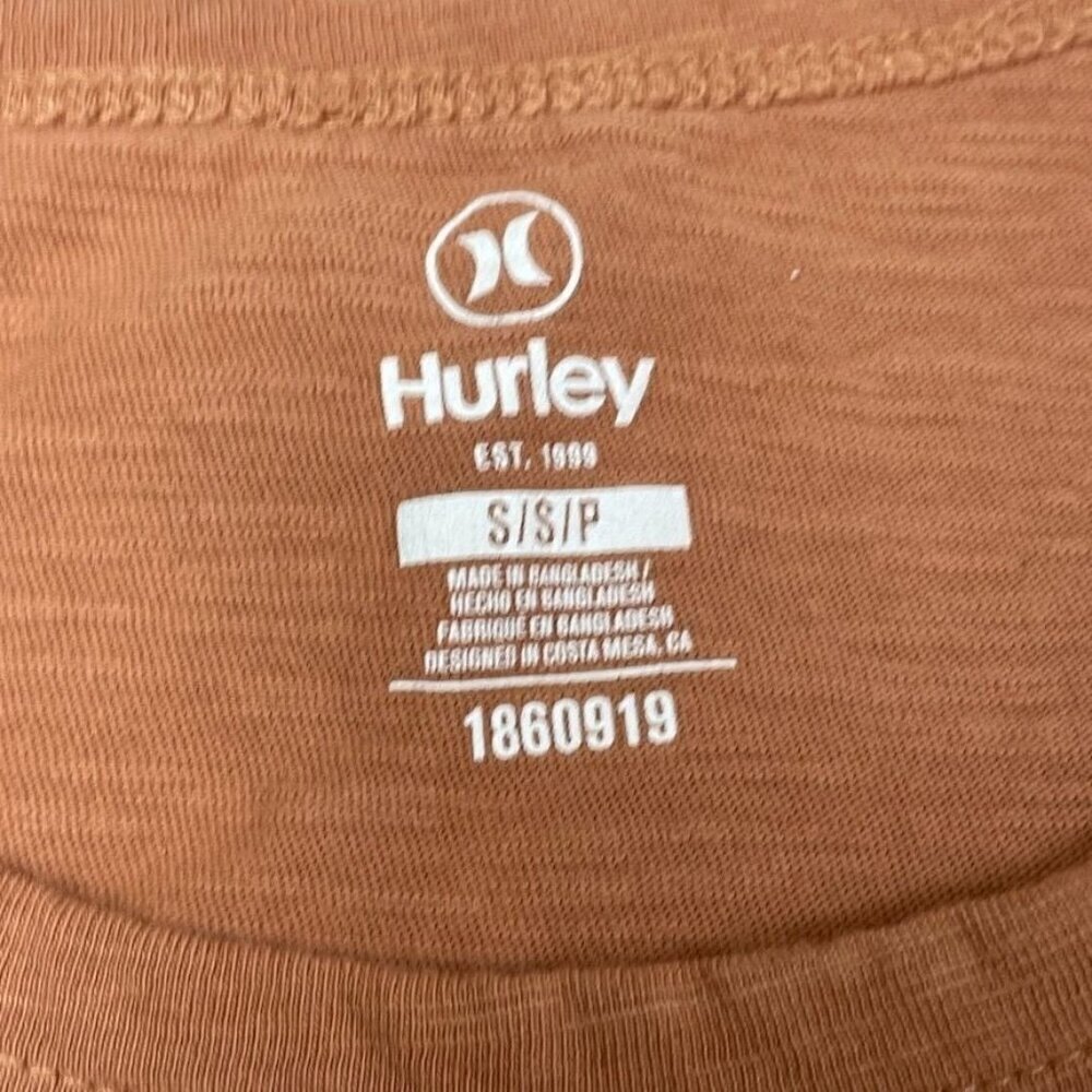 Hurley Mens 2-Pack Graphic Tees 100% Cotton Orange & Green S 6972 - Picture 3 of 5